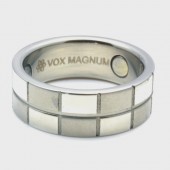 Inel cu magneti din otel inoxidabil mat/stralucitor cod VOX 1900